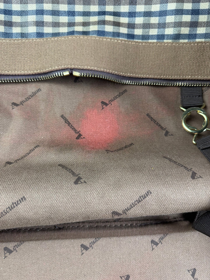 Aquascutum Checkered Duffel Bag