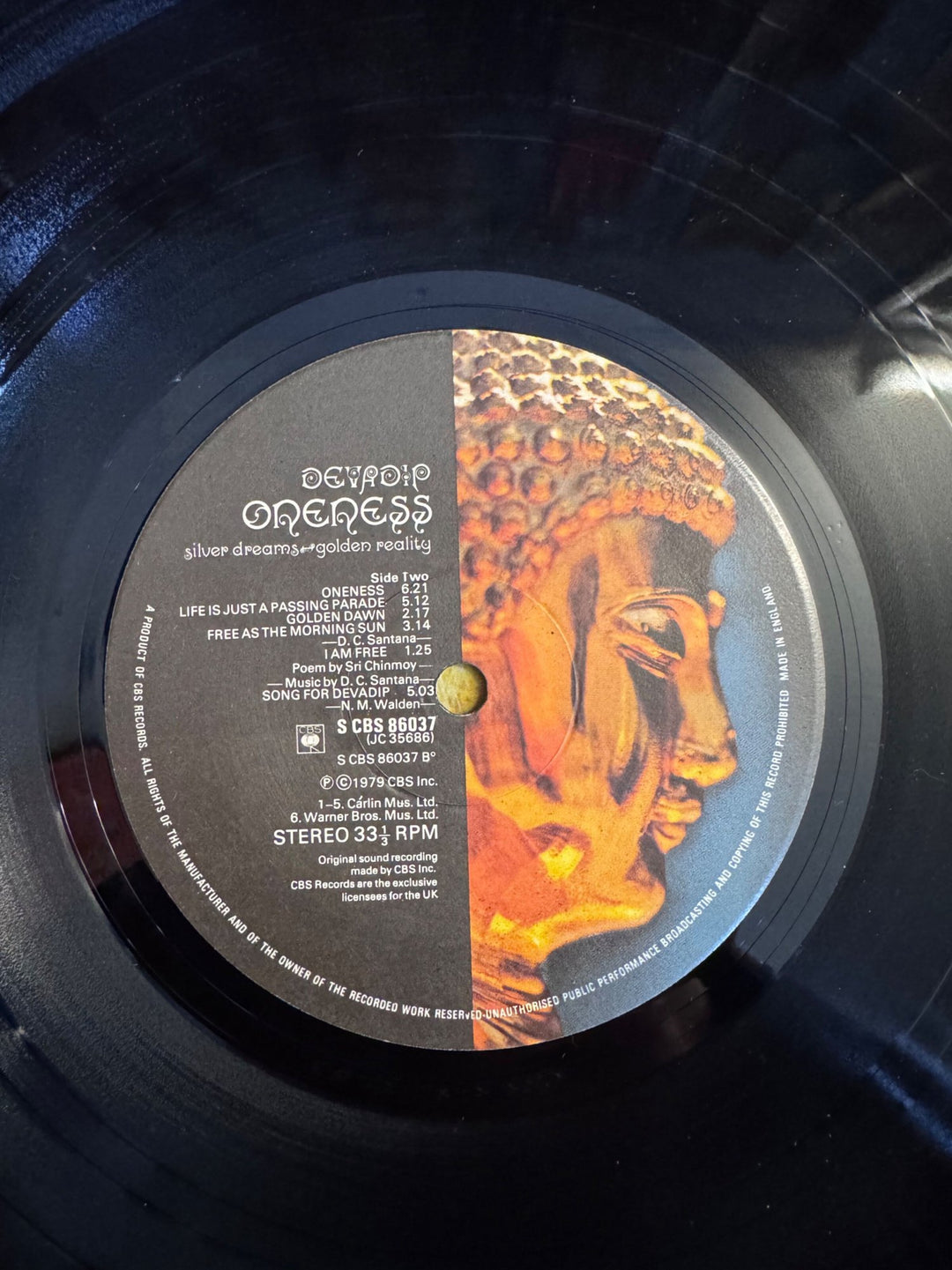 Devadip Oneness Silver Dreams Golden Reality Vinyl- Very Good