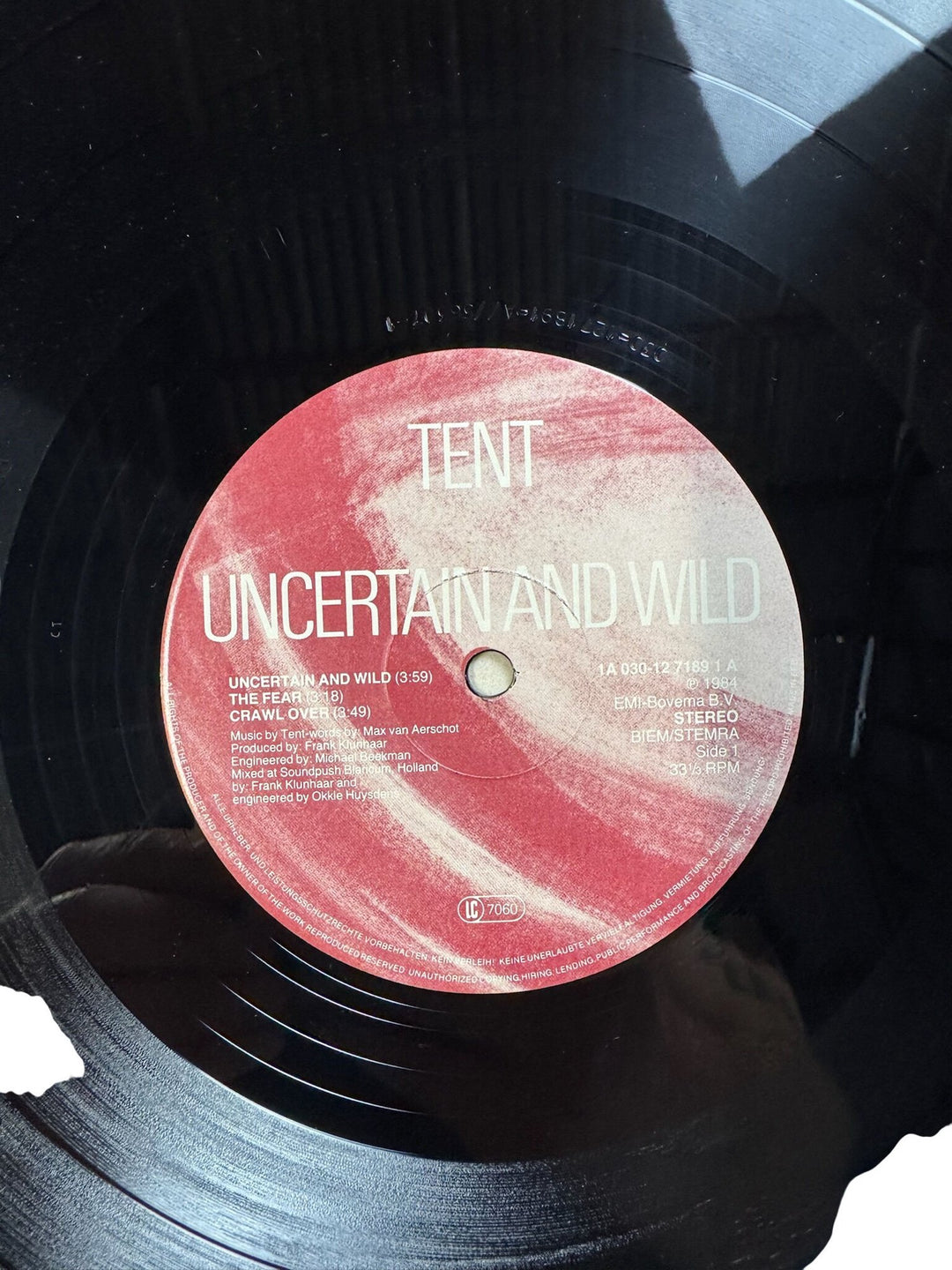 Tent Uncertain And Wild Vinyl Record - Fair