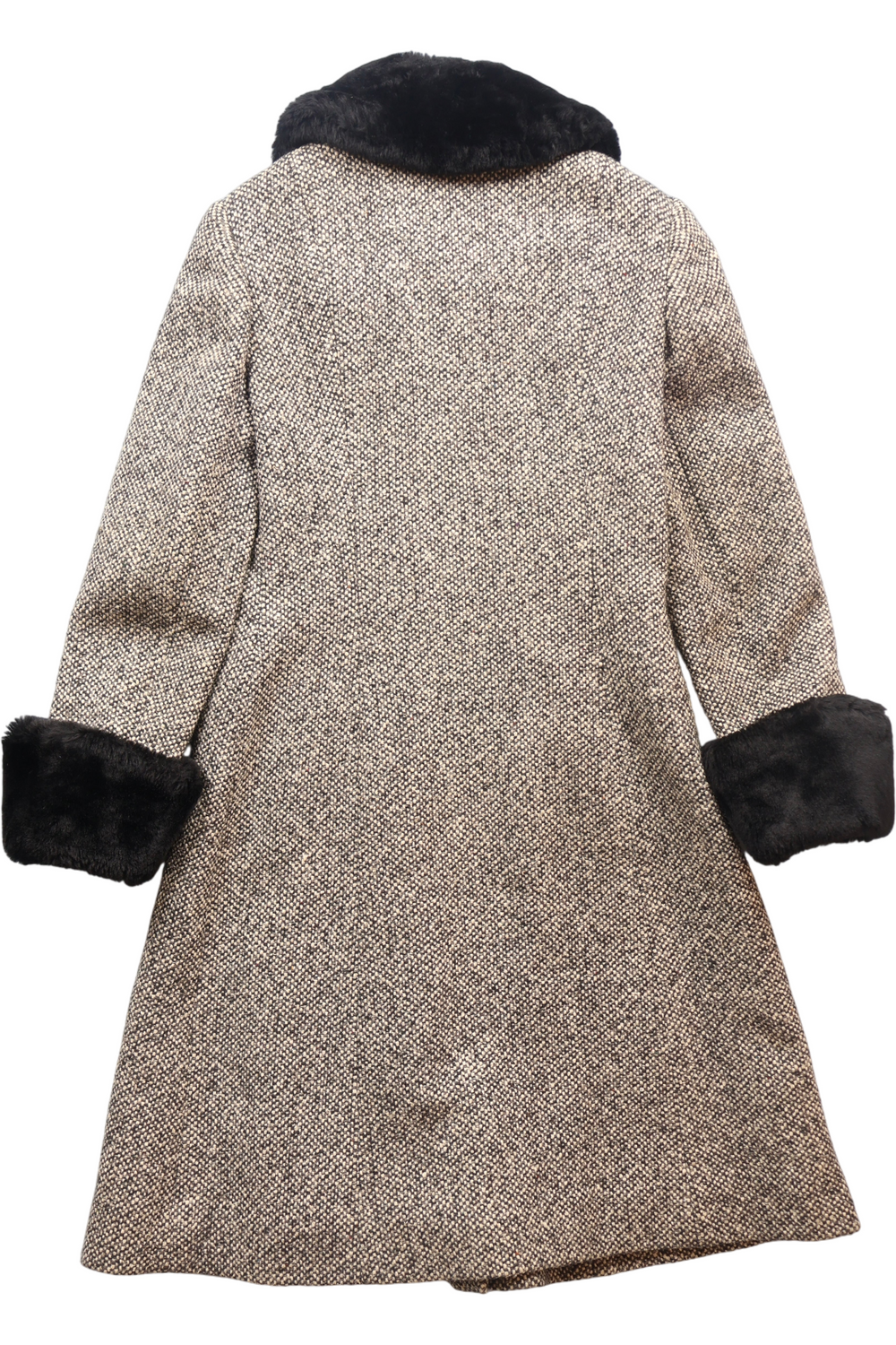 1970s Alexon Wool Coat With Fur Collar - Think Vintage
