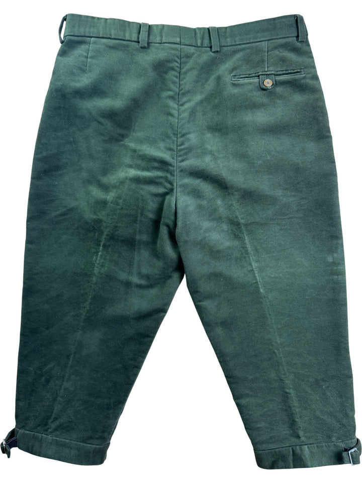 Hoggs Of Fife Green Cotton Trousers - W35