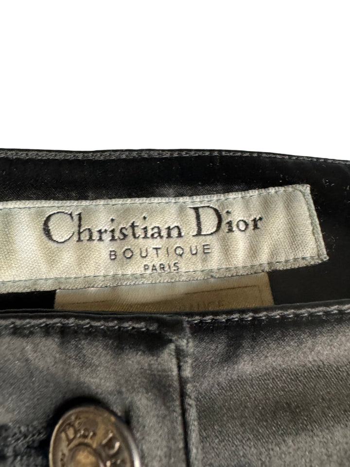 Christian Dior Black Straight Leg Trousers - W31