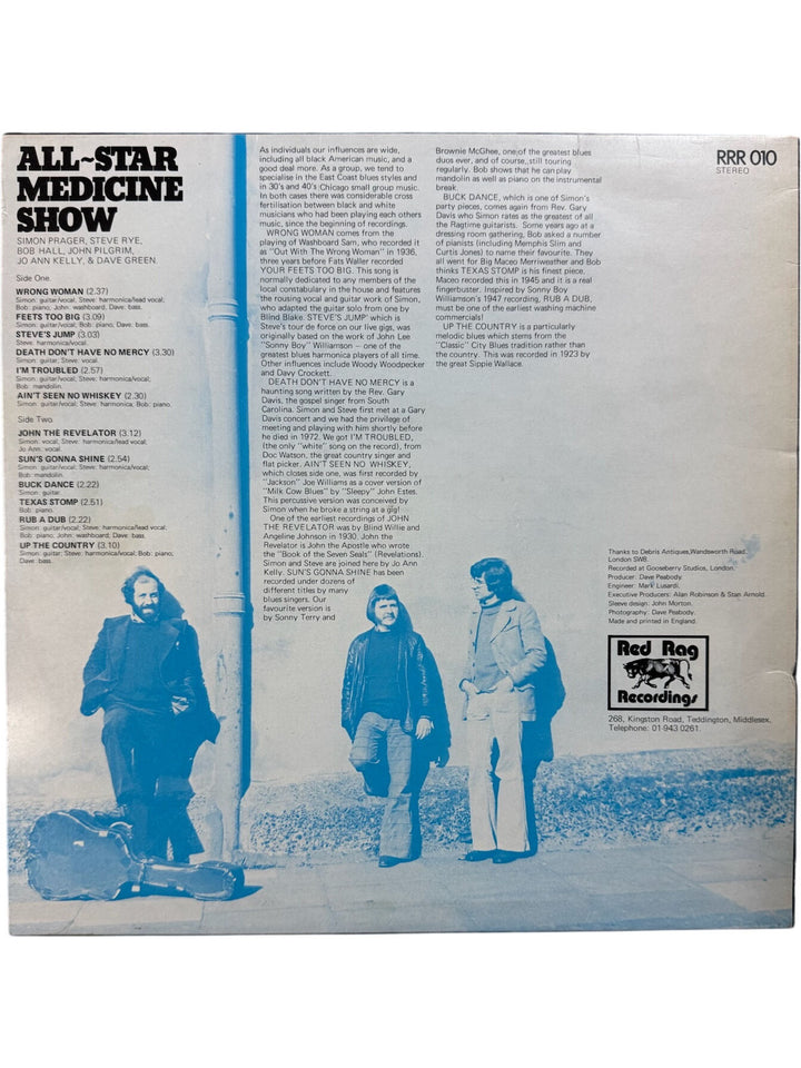 All-Star Medicine Show Vinyl Record - Very Good