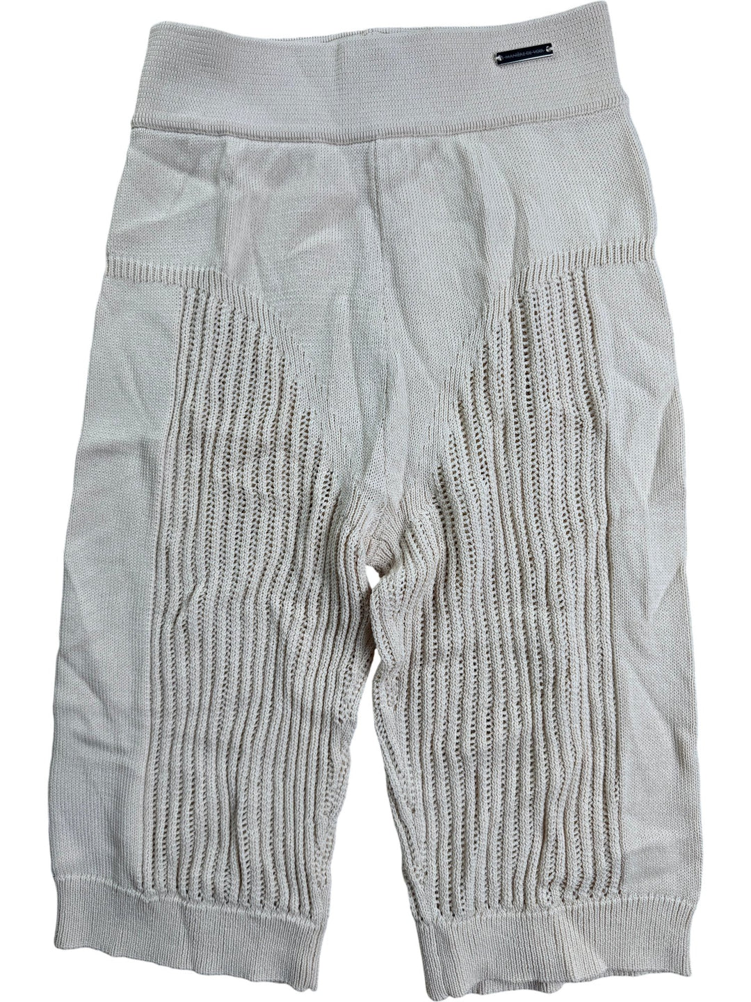 Manière De Voir Beige Knit Outfit Set - M