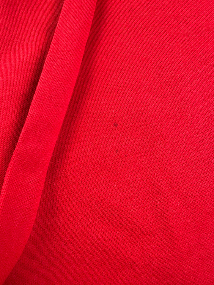 St Michael Red Long Sleeved Dress with Ruffle Details - XS