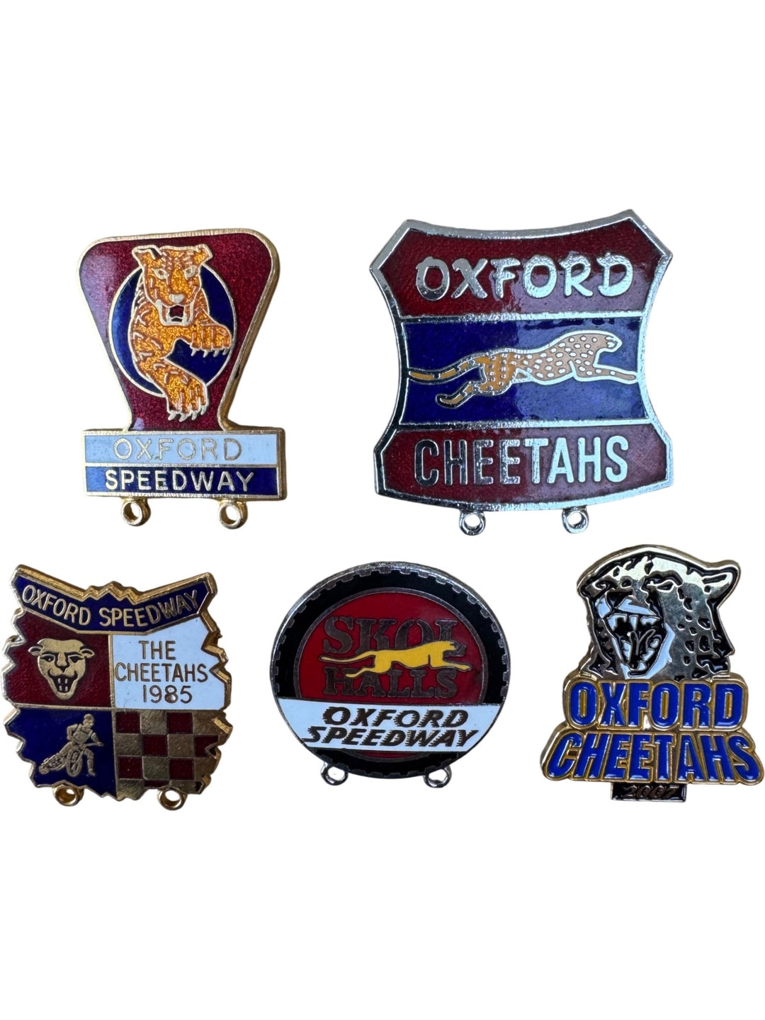 Oxford Speedway Cheetahs Badges Collection
