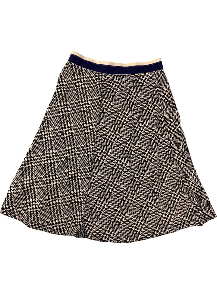 Checkered A-Line Skirt - S
