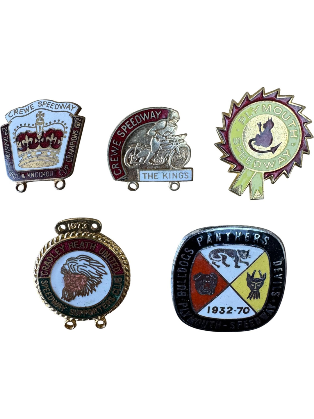 Speedway Racing Fan Pin Collection