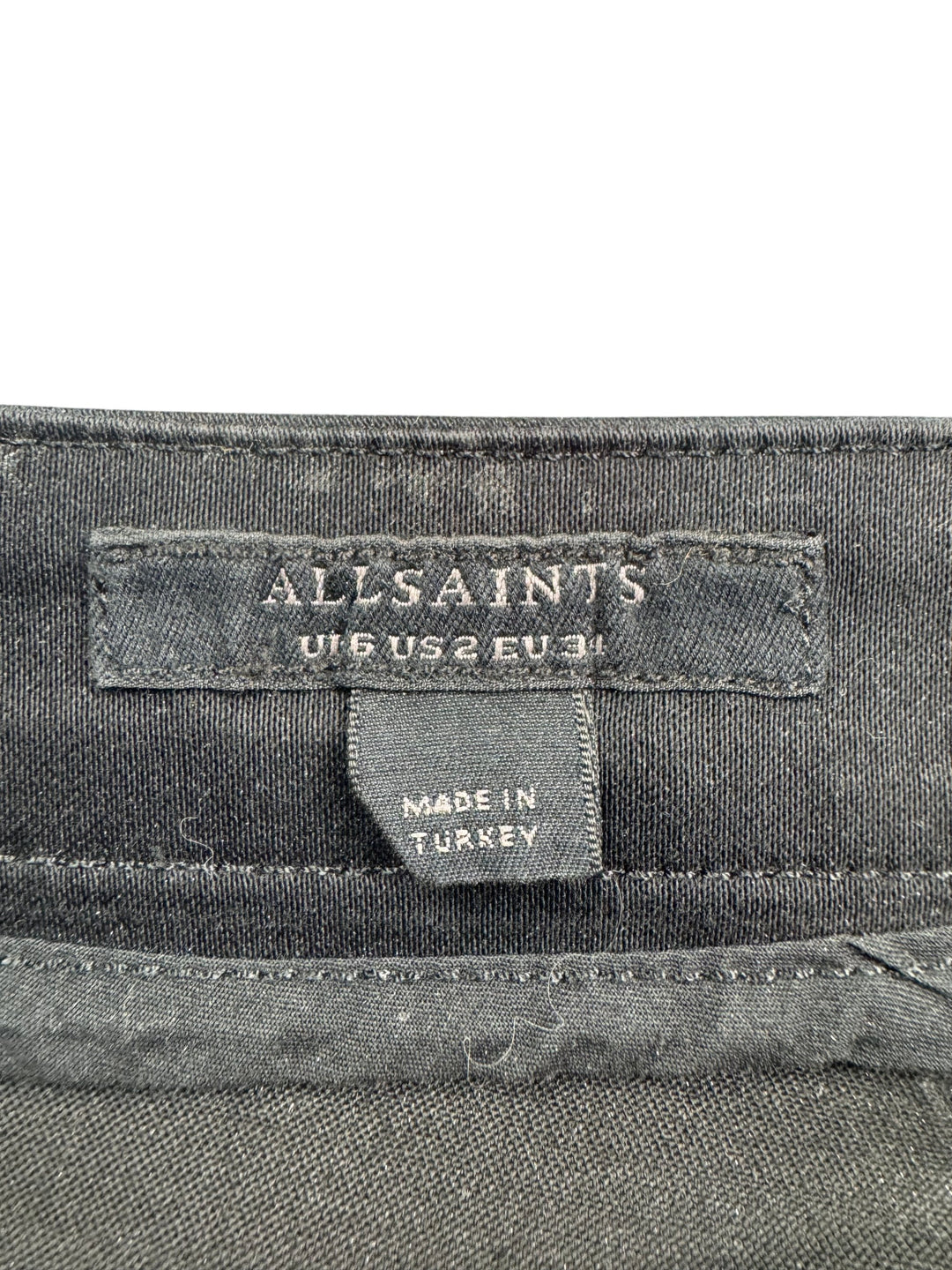 AllSaints Metallic Mini Skirt - XS