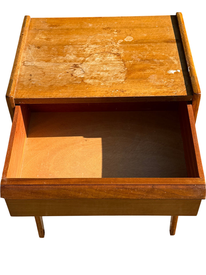 Mid Century Wooden Office Desk - Think Vintage