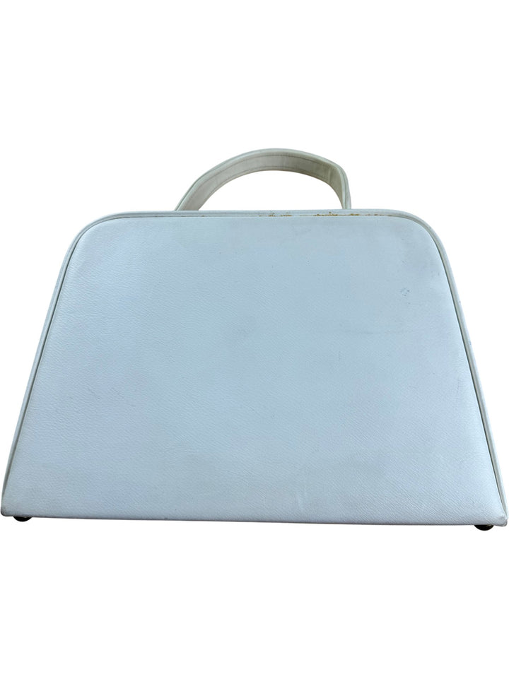 White Vintage Box Cosmetic Bag