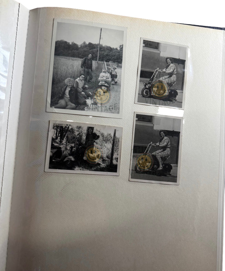 Collection of Vintage Scootering Photos & Cards