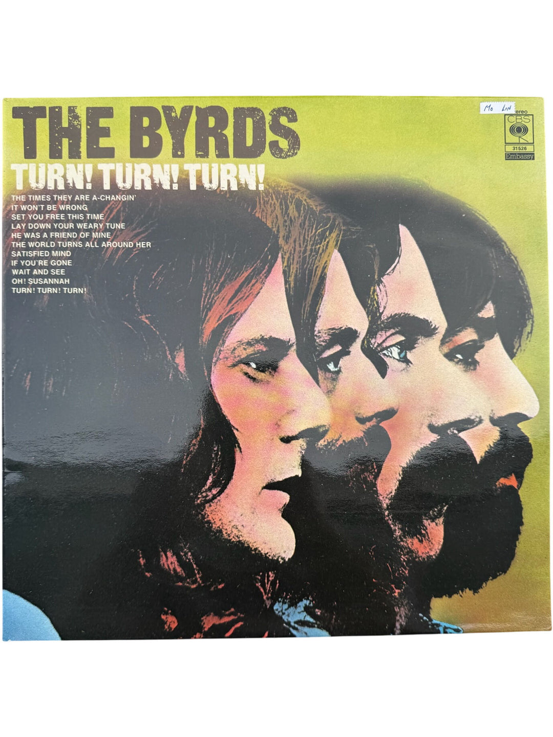The Byrds Turn! Turn! Turn! Vinyl Record- Very Good