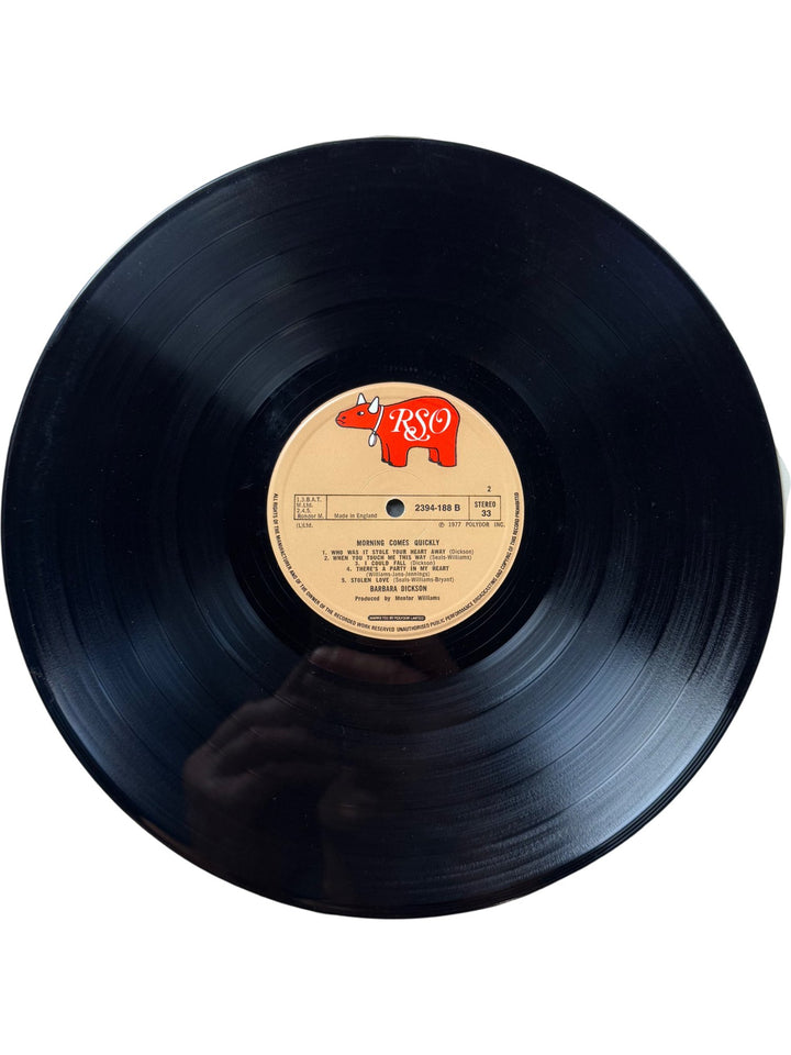 Barbara Dickson Morning Comes Quickly Vinyl Record - Very Good+