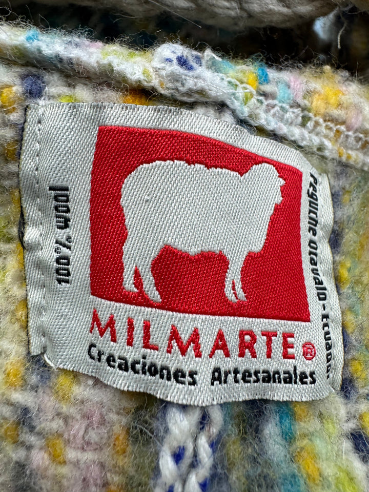 Milmarte Hooded Wool Poncho - one size