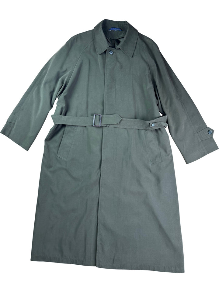 Chaps Ralph Lauren Microfiber Trench Coat - L