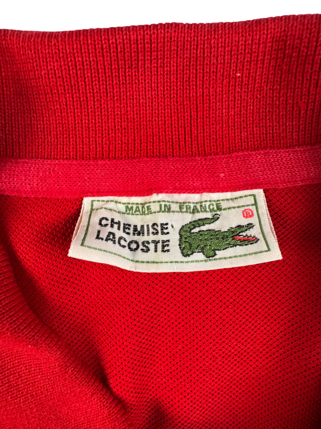 Lacoste Red Polo Shirt - L