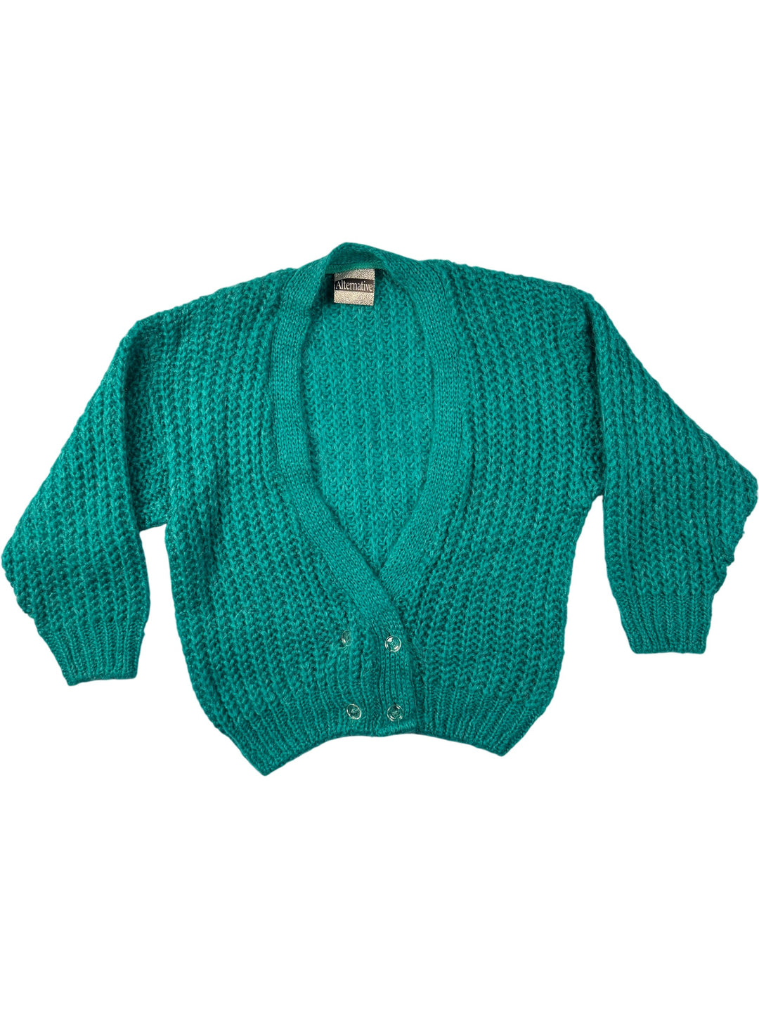 Alternative Mohair Blend Cardigan - Think Vintage