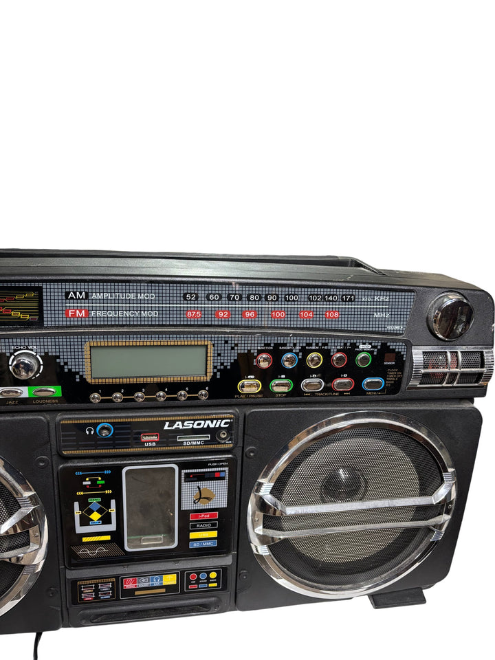 Lasonic I 931 Boombox Ghetto Blaster - Think Vintage