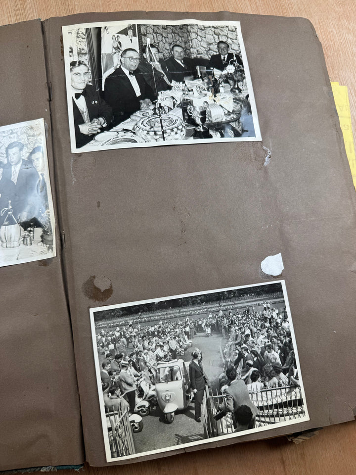 Vintage Scooter Archive Scrapbook – Original Photos, Newspaper Cuttings, Posters & Ephemera