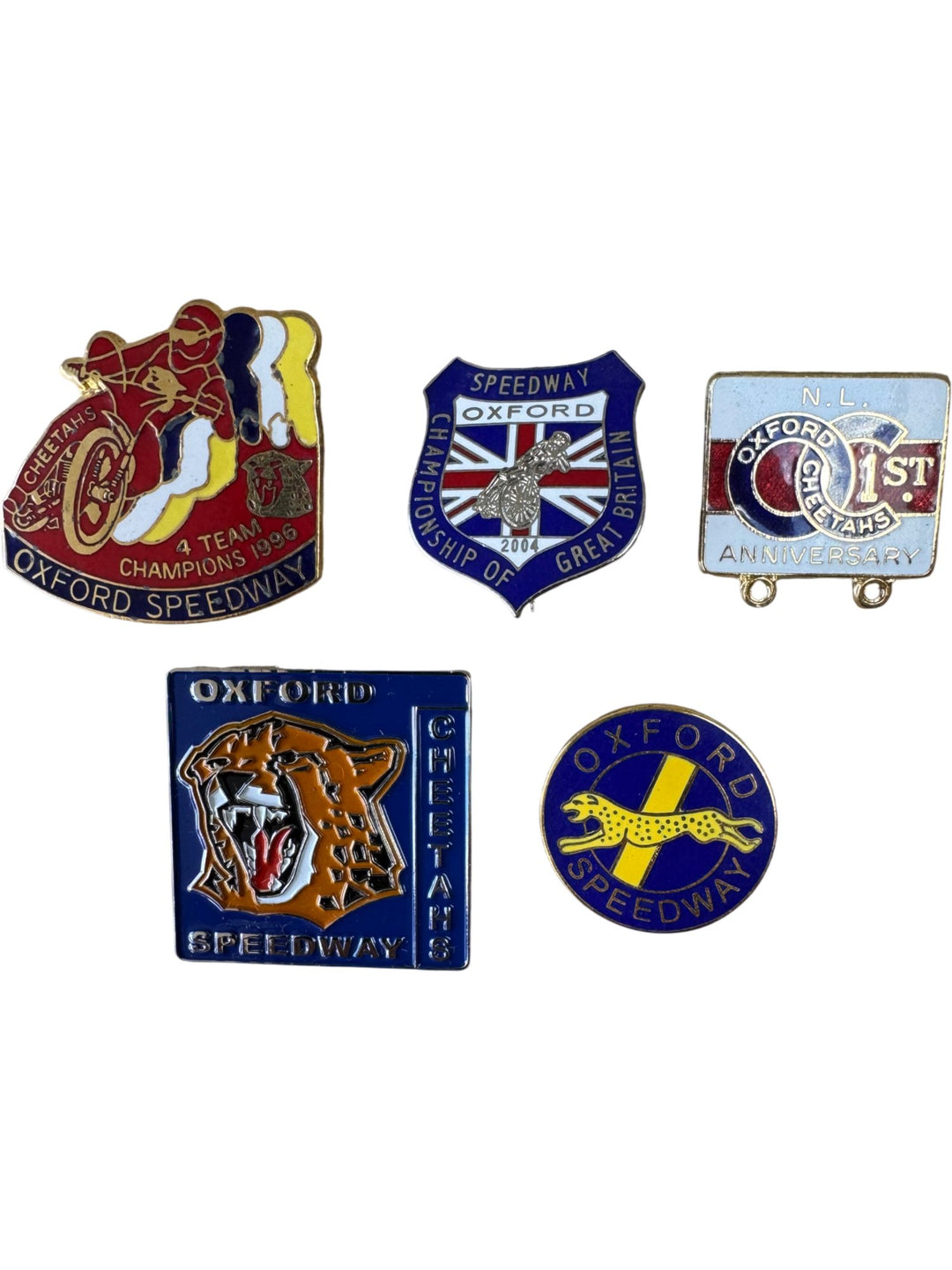 Oxford Speedway Cheetahs Badges Collection