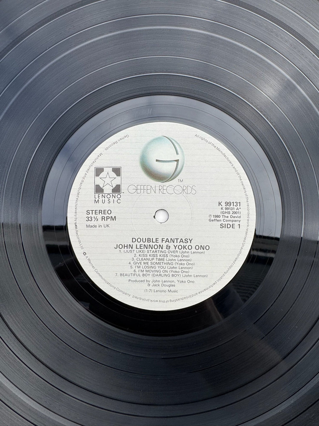 Double Fantasy Vinyl Record- Very Good