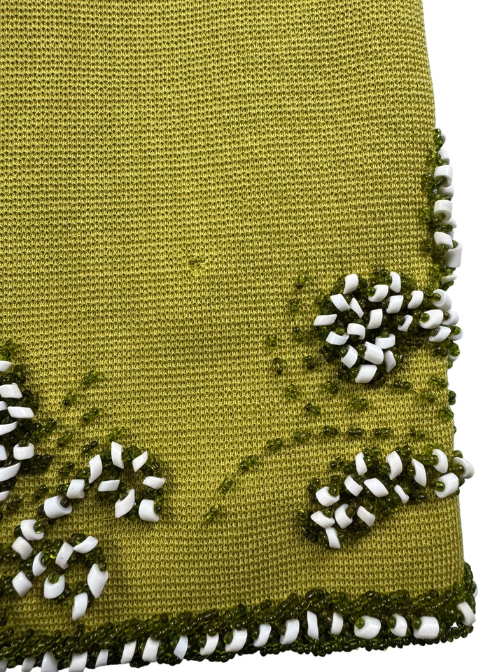 1960s Slic-Wear Embellished Wool Tank Top - M