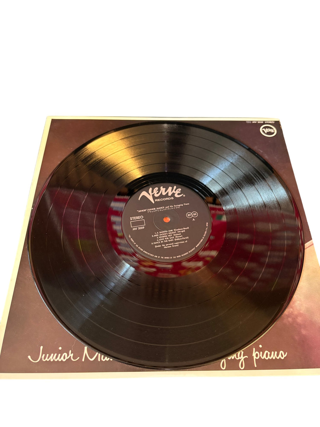 Junior Mance Swinging Piano Vinyl - Good