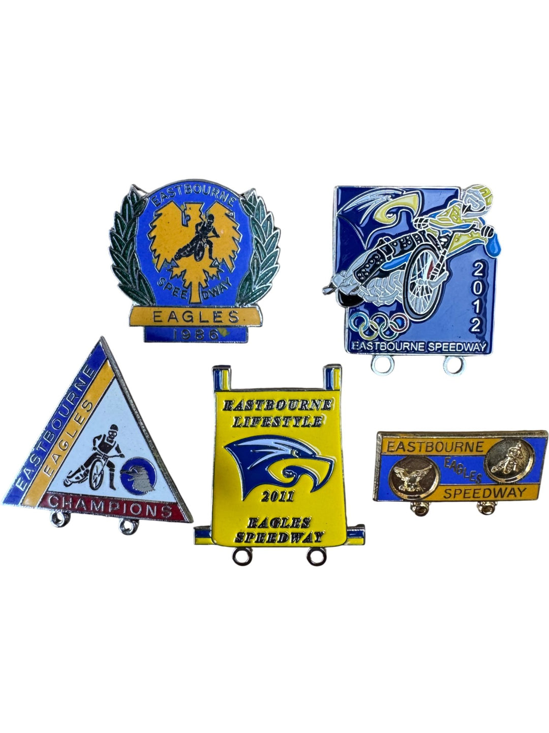 Eastbourne Speedway Eagles Pins Collection