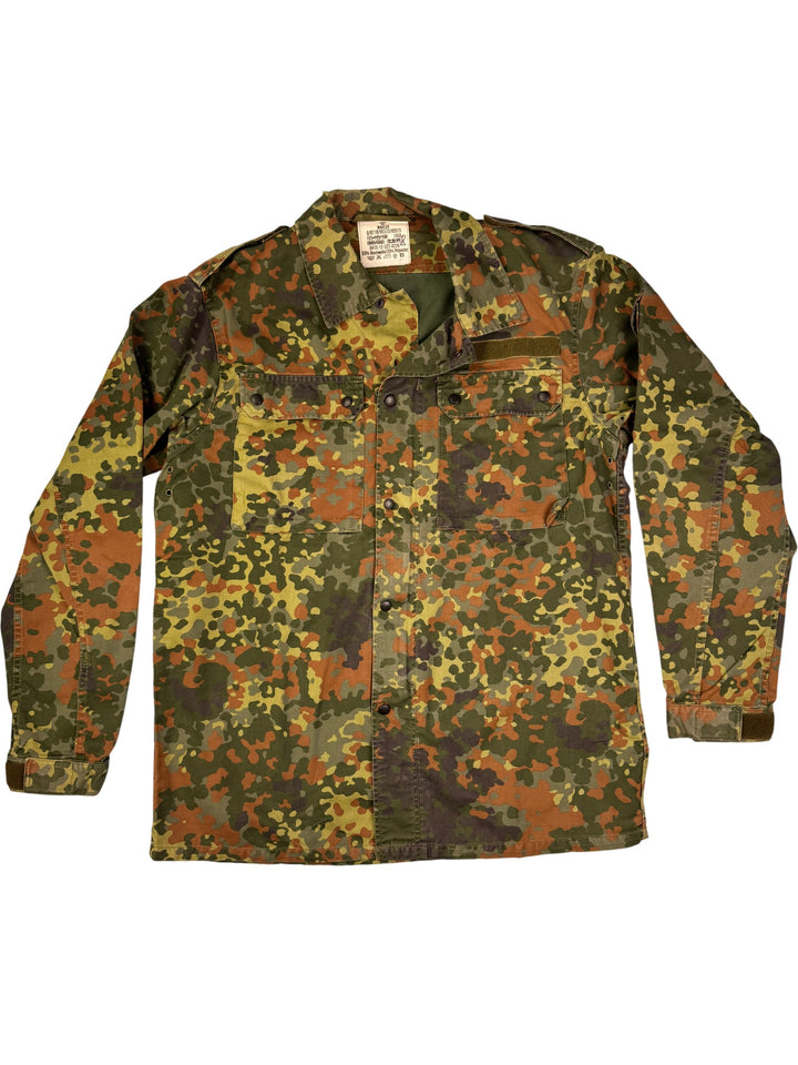 1990s Camouflage Military Jacket - L - Think Vintage