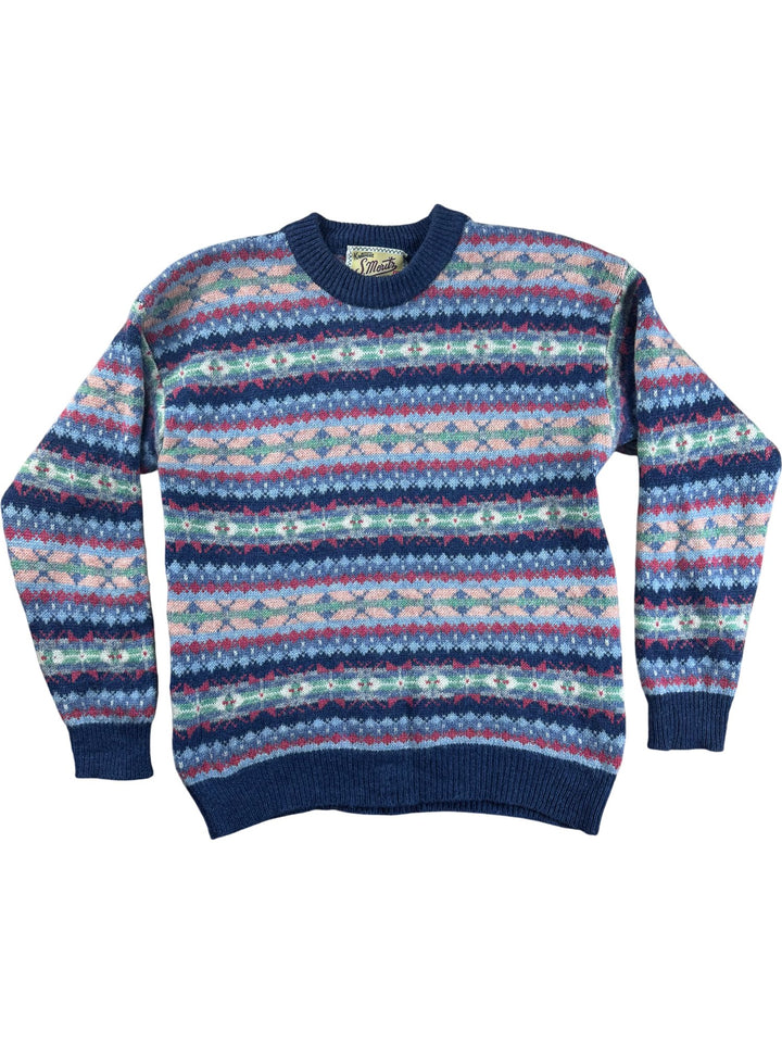 St Moritz Multicolor Wool Sweater - M