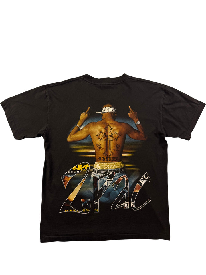 2Pac Graphic T-Shirt - L - Think Vintage