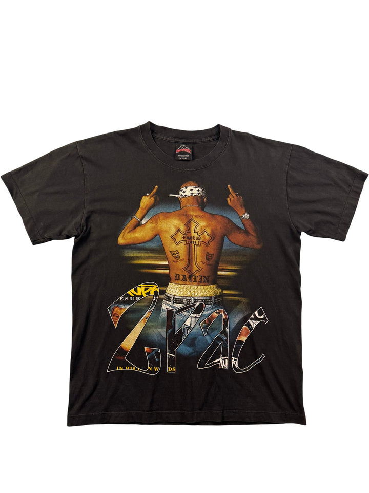 2Pac Graphic T-Shirt - L - Think Vintage Online Ltd