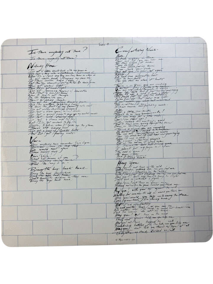 Pink Floyd The Wall Vinyl Record - Good