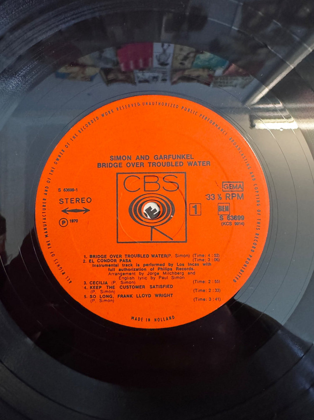 Simon & Garfunkel Bridge Over Troubled Water Vinyl