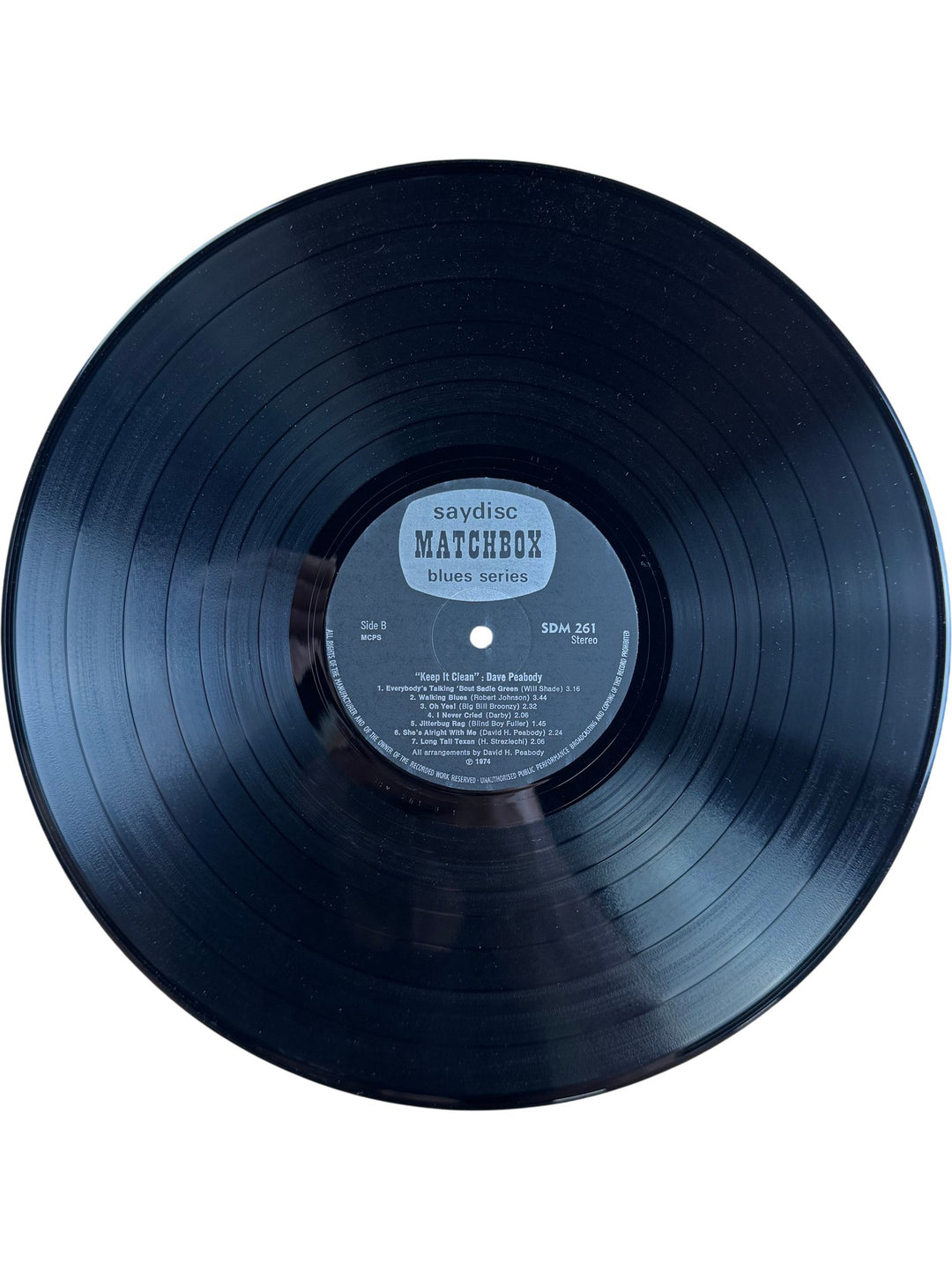 Dave Peabody Keep It Clean Vinyl Record - Very Good