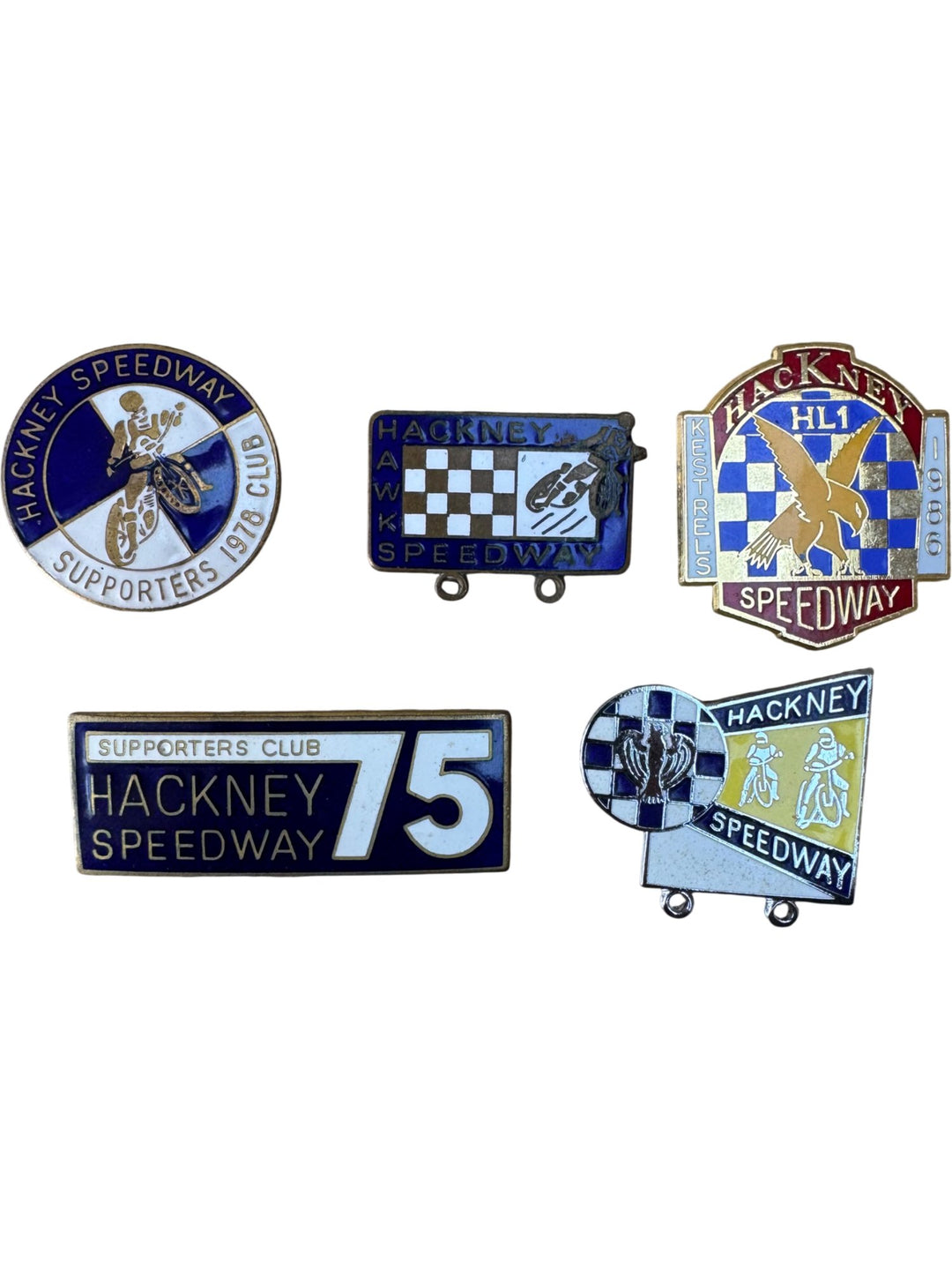 Hackney Speedway Supporters Pin Collection