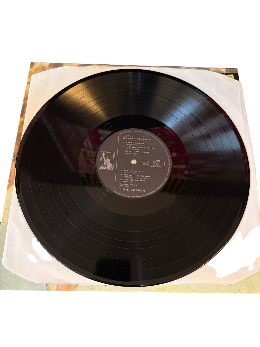 Julie London 'Your Number Please' Vinyl Record - Good