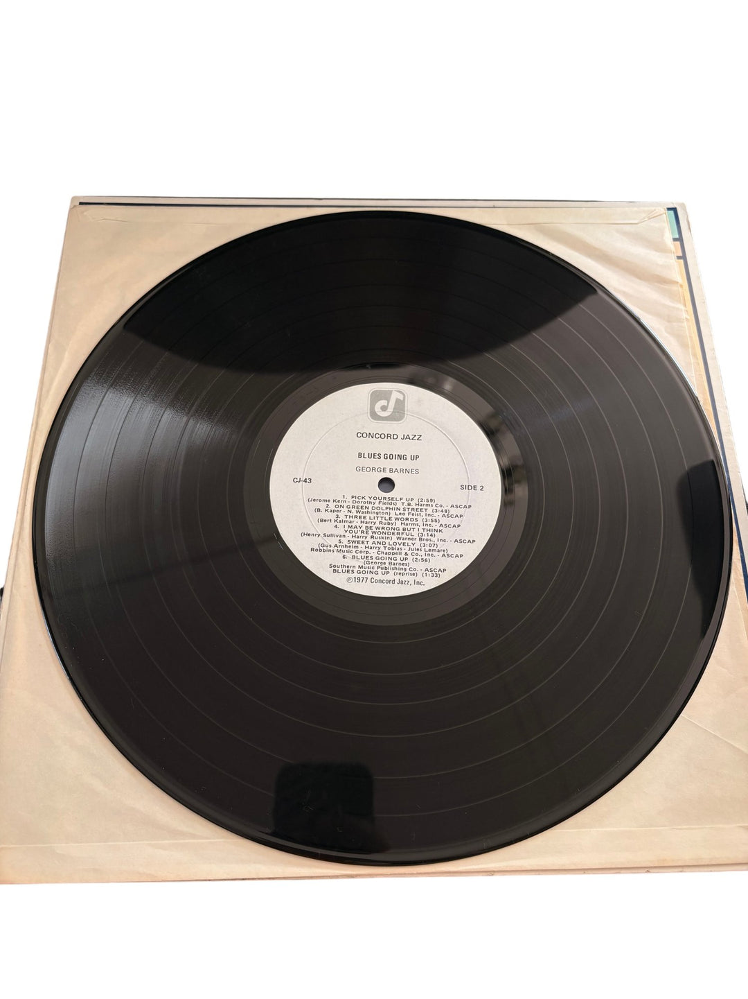 George Barnes Quartet Blues Going Up LP - Fair