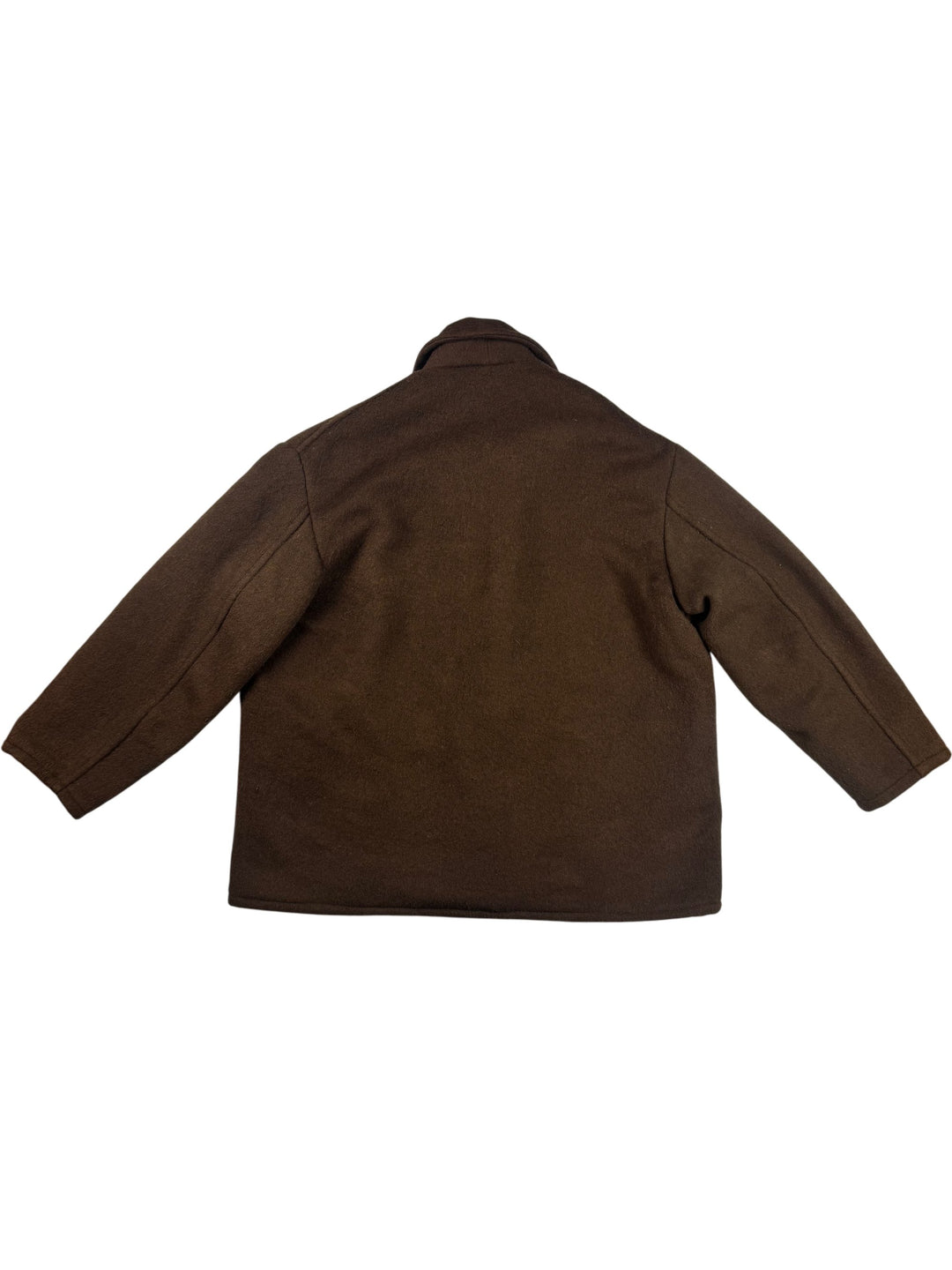 Brown Quilted Collar Jacket - L