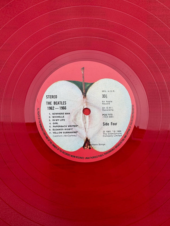 The Beatles Red Vinyl 1962-1966 Album - Very Good