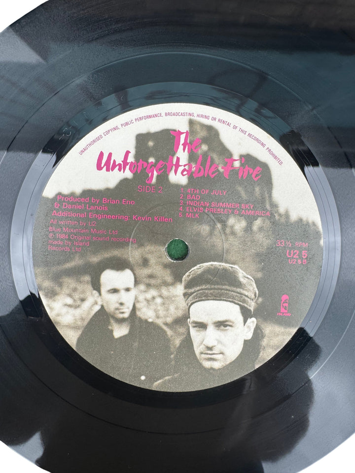 U2 The Unforgettable Fire Vinyl Album - Think Vintage