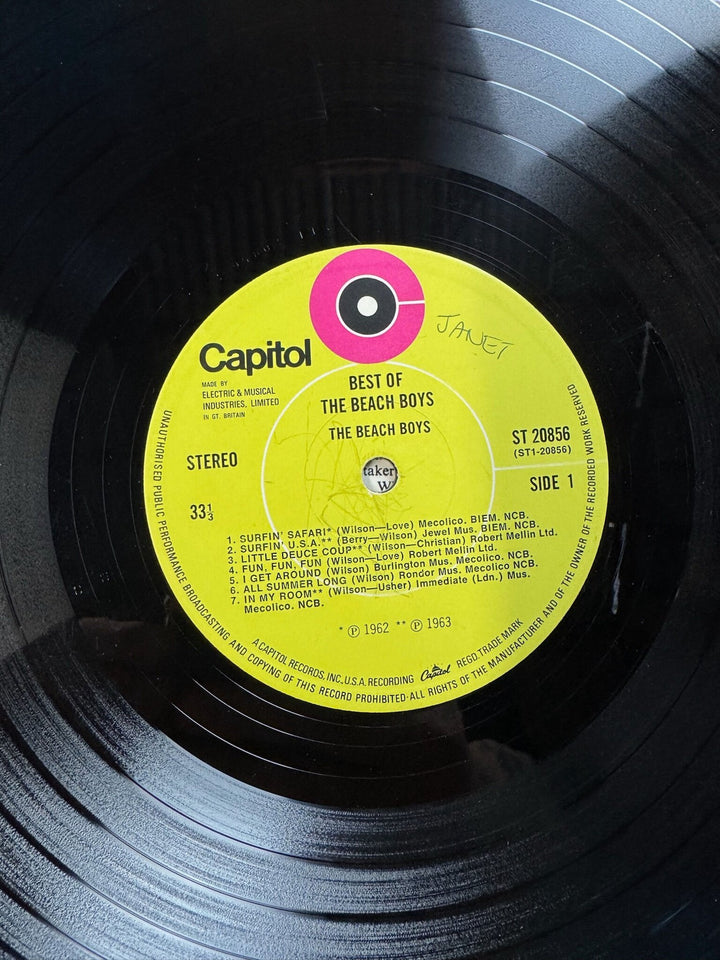Best Of The Beach Boys Vinyl LP - Good