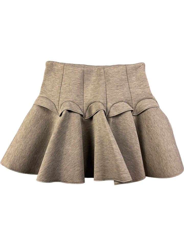 H&M Grey Flared Skirt - S