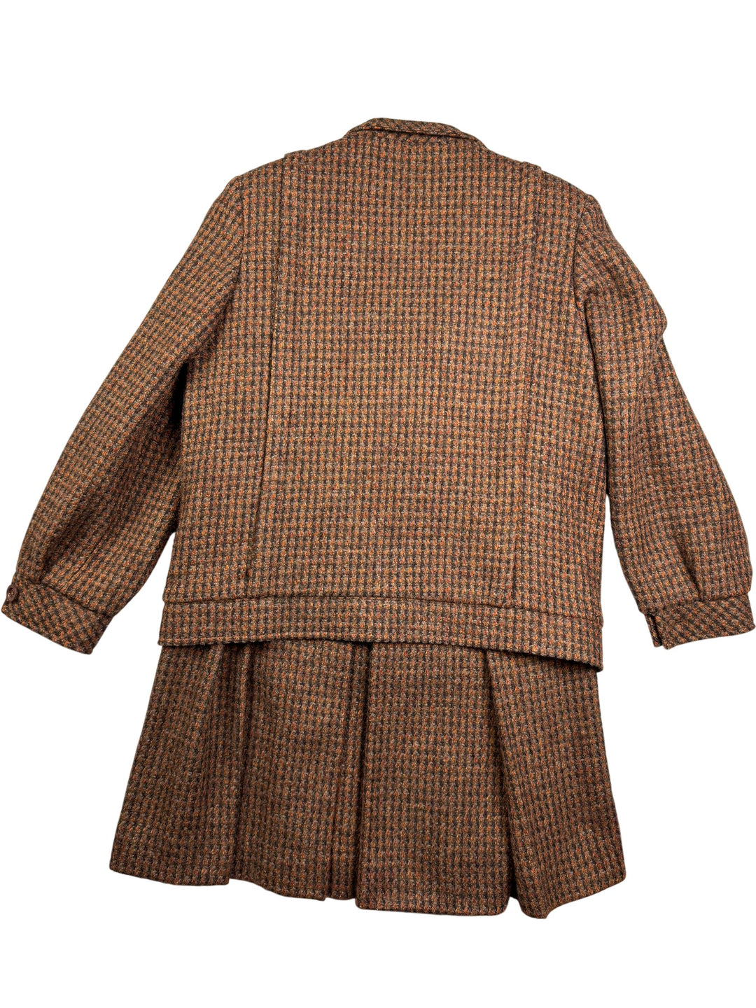 Pitlochry Shetland Wool Jacket and Skirt Set - M