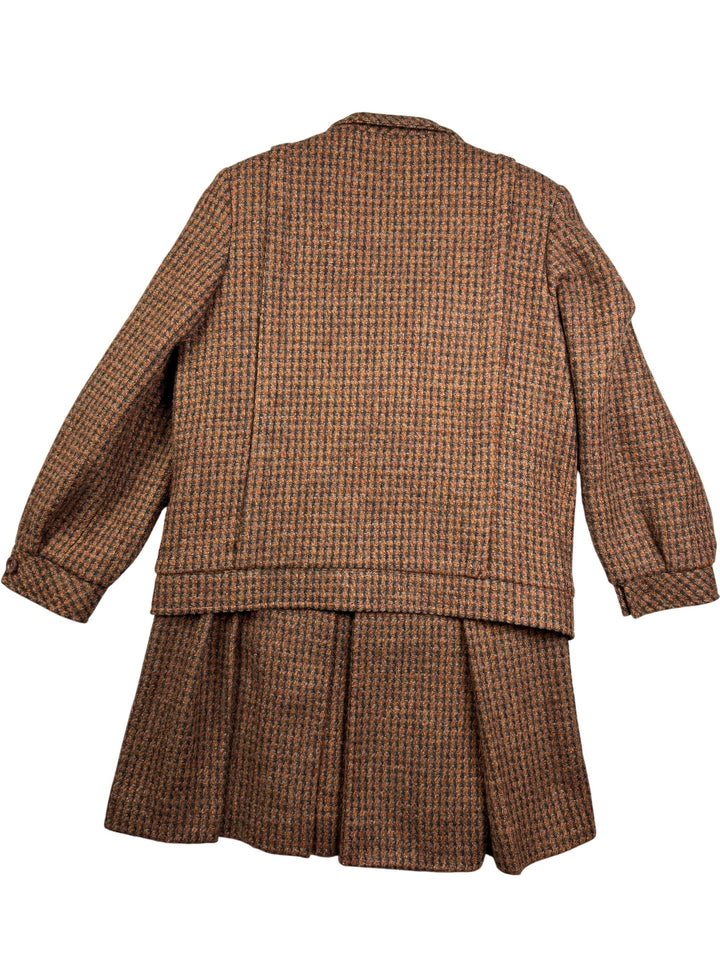 Pitlochry Shetland Wool Jacket and Skirt Set - M