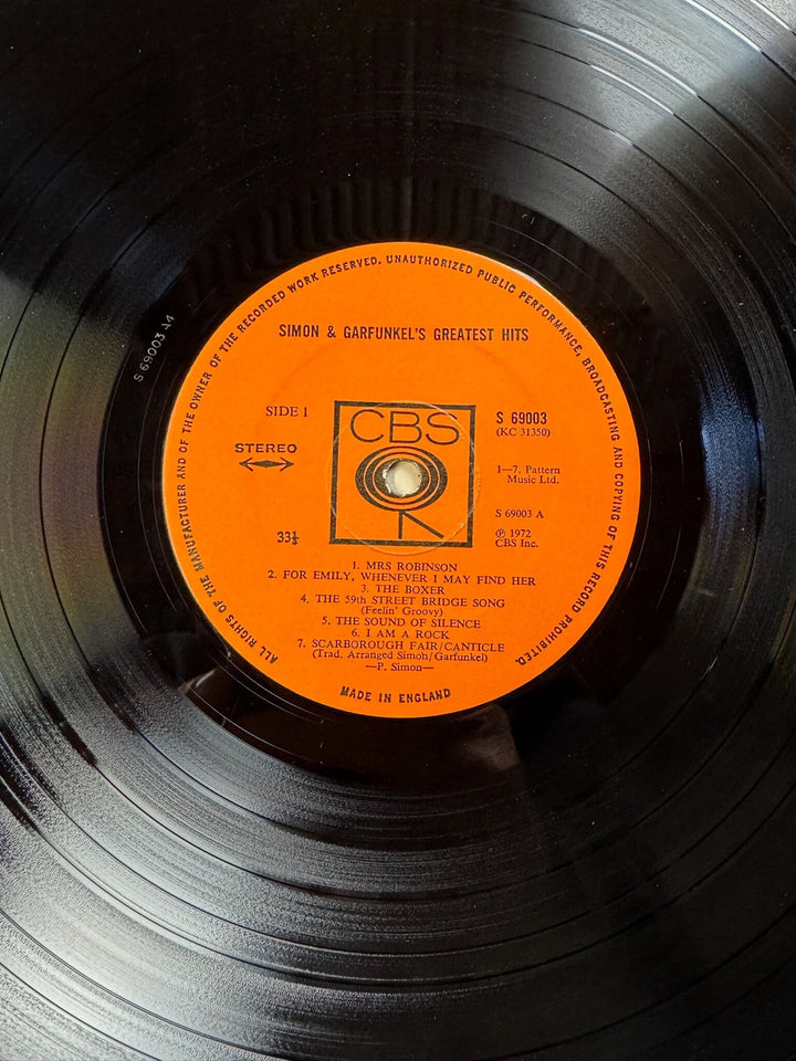 Simon & Garfunkel'S Greatest Hits Vinyl Record - Very Good