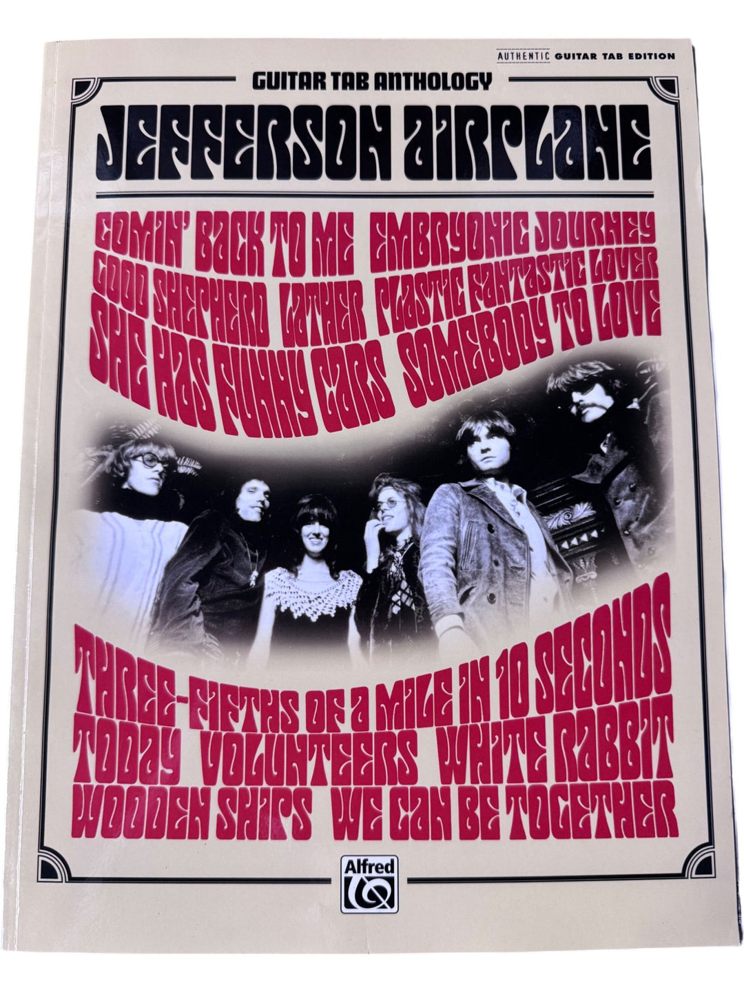 Jefferson Airplane Guitar Tab Anthology Book