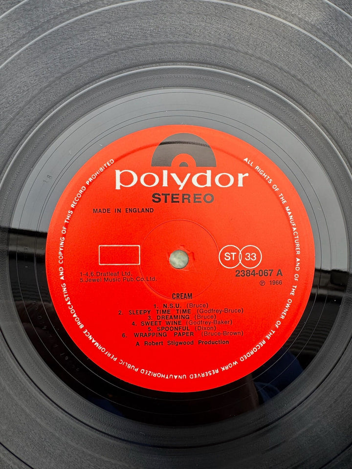 1966 Polydor Cream Fresh Cream Vinyl - Very Good
