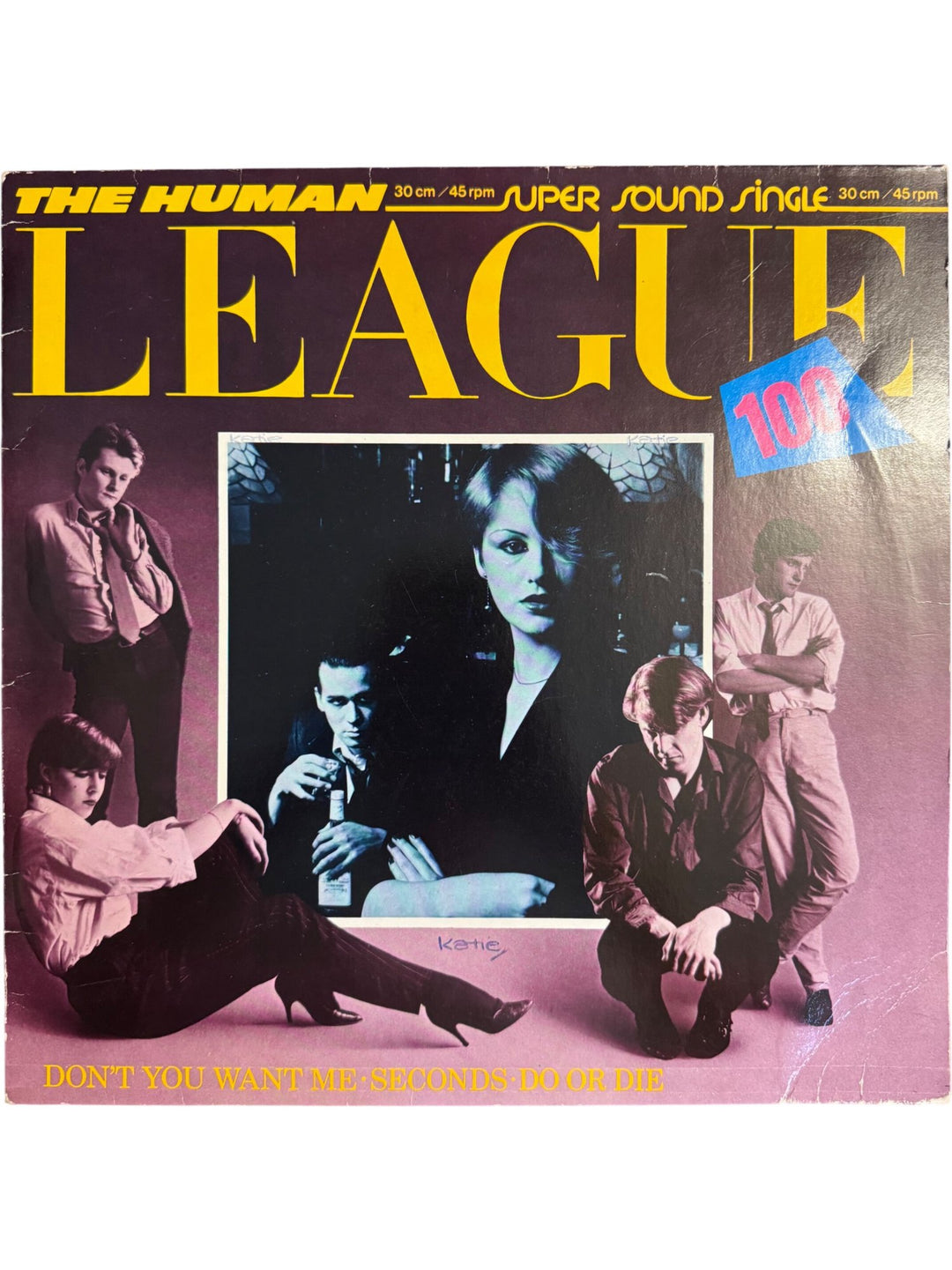 1981 Human League Don't You Want Me Vinyl - Very Good